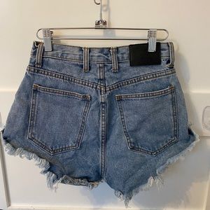 UNIF high waisted denim shorts